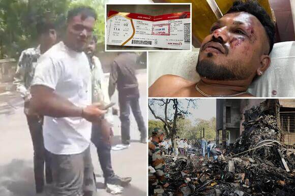 Miracle survivor in Ahmedabad plane crash walks out unscathed