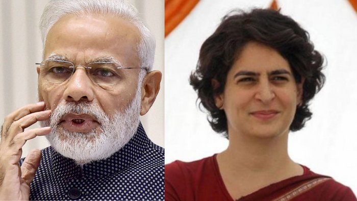 priyankagandhimodifaceoffindelhitoday