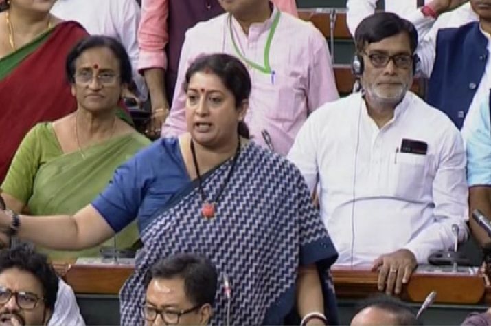 smritiiraniravishankarprasadgetfrontrowupgradeinnewloksabhaseatingplan