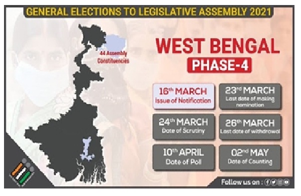 campaigningfor4thphaseofpollendsatalipurduarcoochbehardistricts:westbengal