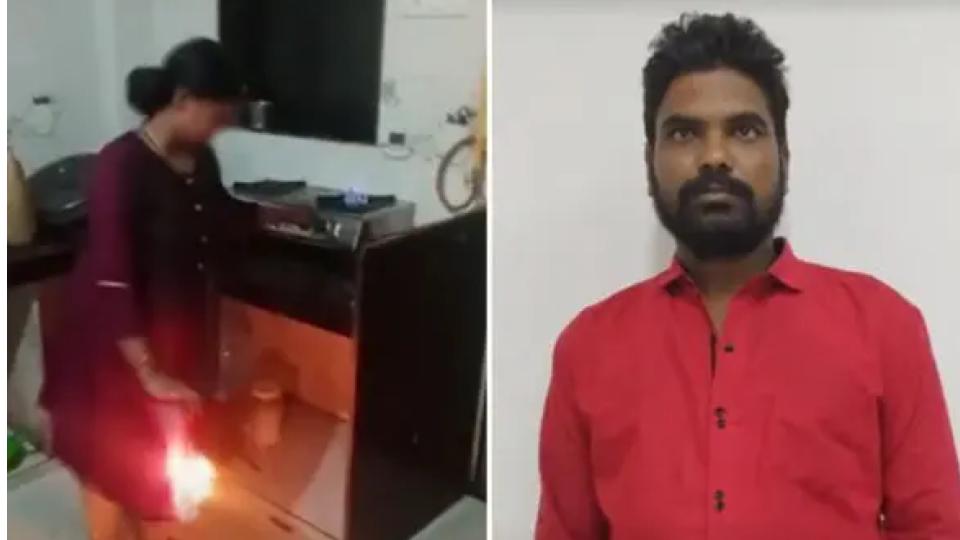 Man arrested for filming wife’s self-immolation in Surat