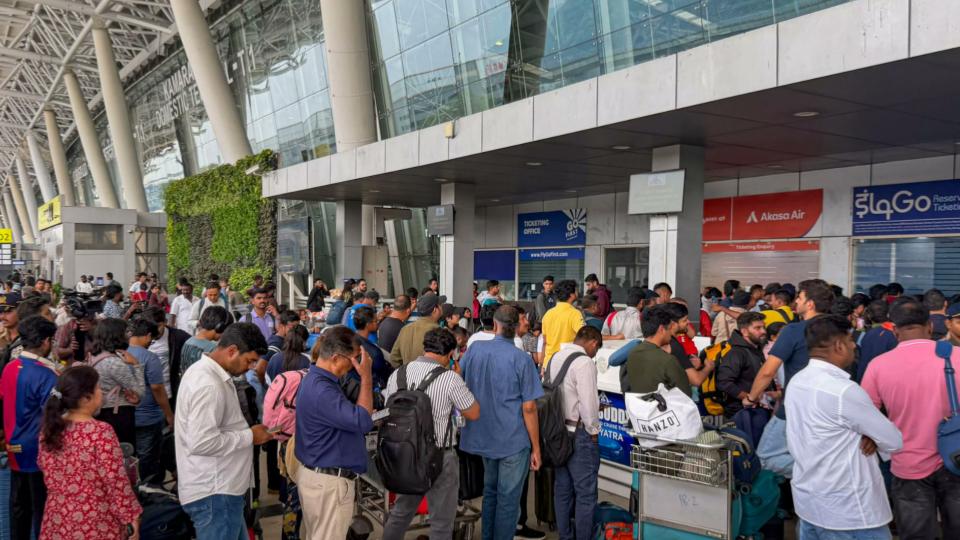 Hundreds Stranded at Chennai Airport
