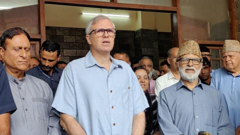 CM Omar Jabs BJP 