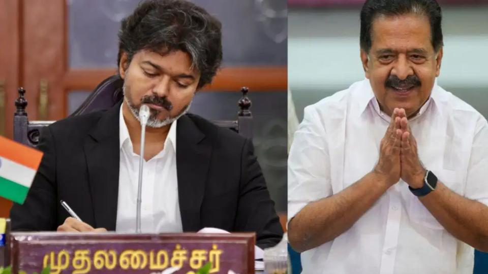 Ramesh Chennithala to Meet TN CM Vijay to Seek Support 