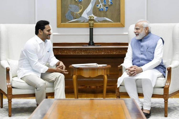 apcmjaganreddymeetsmodi;discussespolavaramprojectstateissues