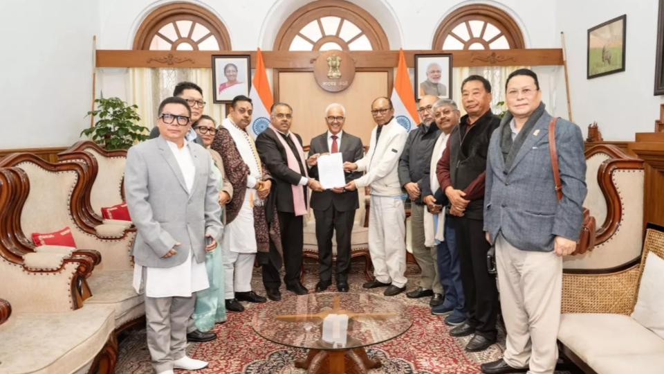 NDA Leader Khemchand Singh Stakes Claim to Form Govt in Manipur