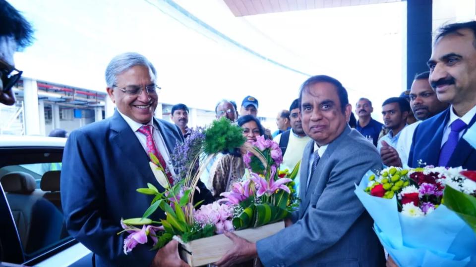 Chief Election Commissioner Gyanesh offered prayers at Srisailam temple