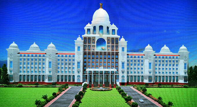 telanganaproposedsecretariatbuildinggetsreviseddesignelevation