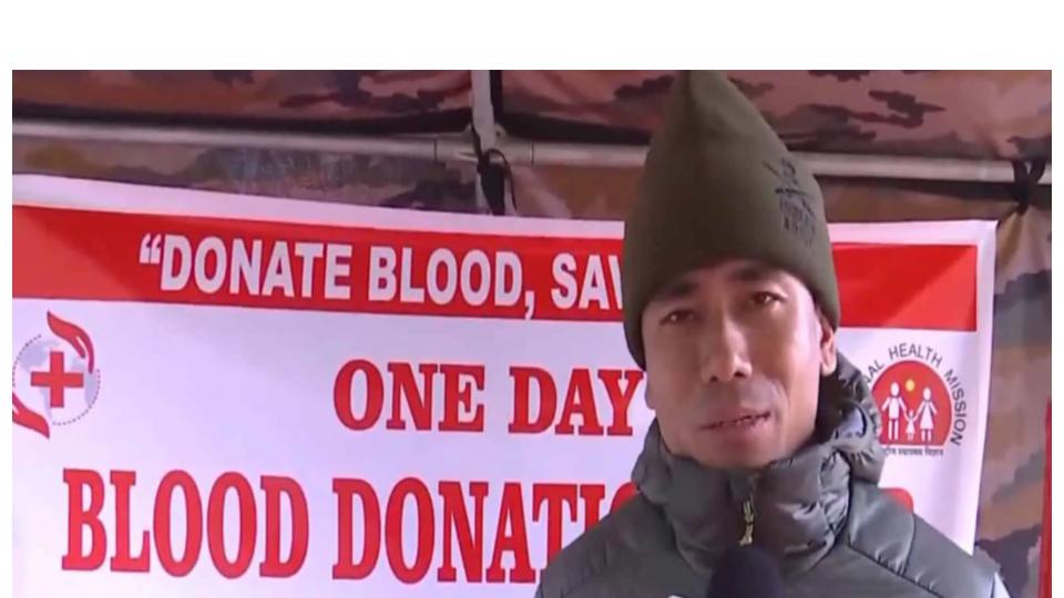 Army organises blood donation camp on New Year
