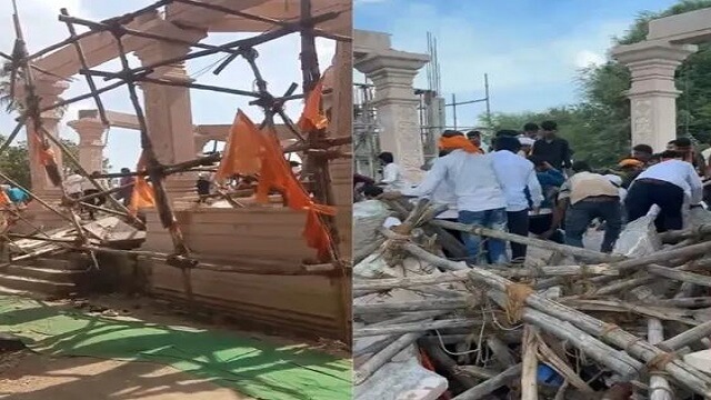Five killed, 18 injured as portion of temple collapses in Maharashtra