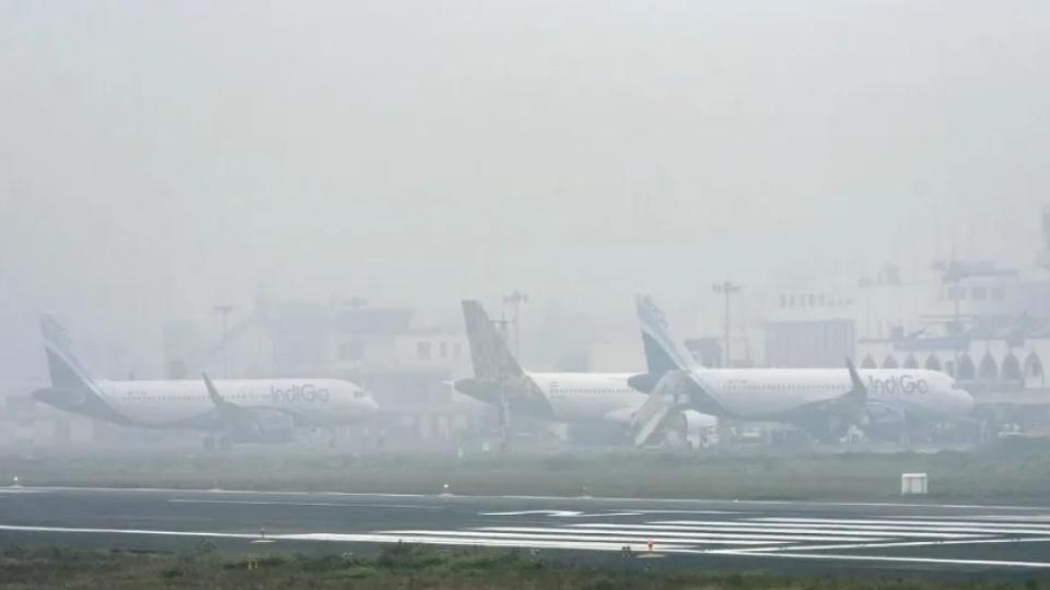 Dense fog disrupted flight operations across India