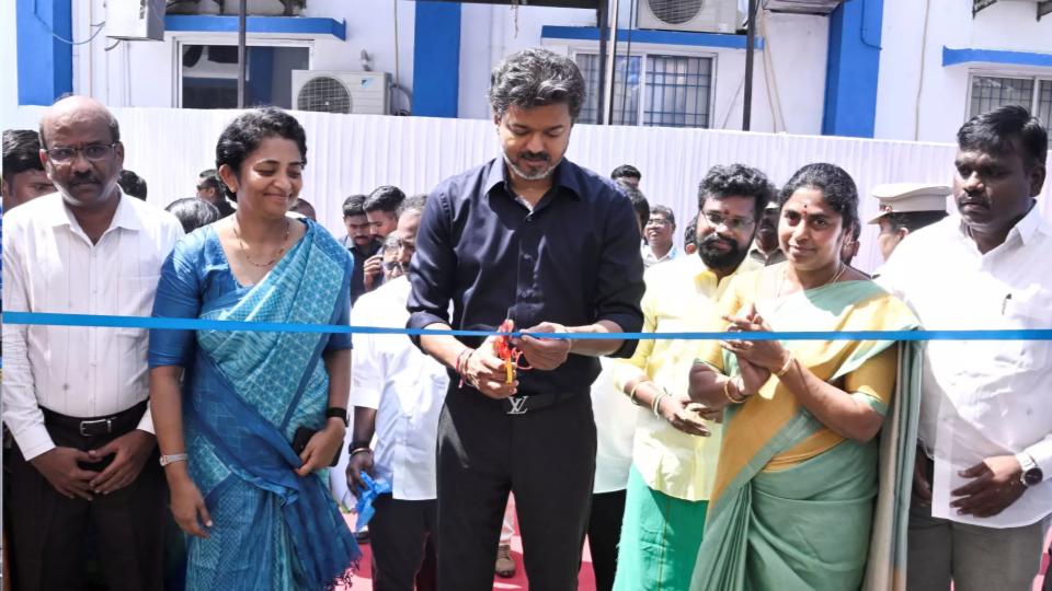 CM Vijay Inaugurates Aavin Lab Annexe at Madhavaram
