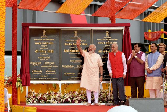 pmmodiinauguratessardarsarovardamtermsitanengineeringmiracle
