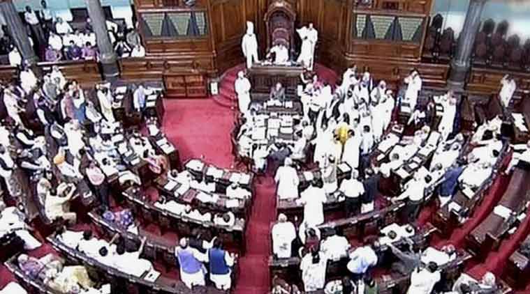 rajyasabhaadjournedtill2pmafteroppositionuproar