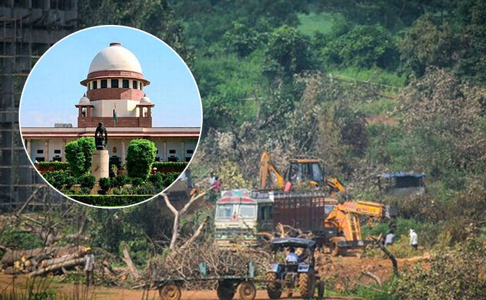 notstoppingconstructionofmetroshedprojectinaareycolony:sc