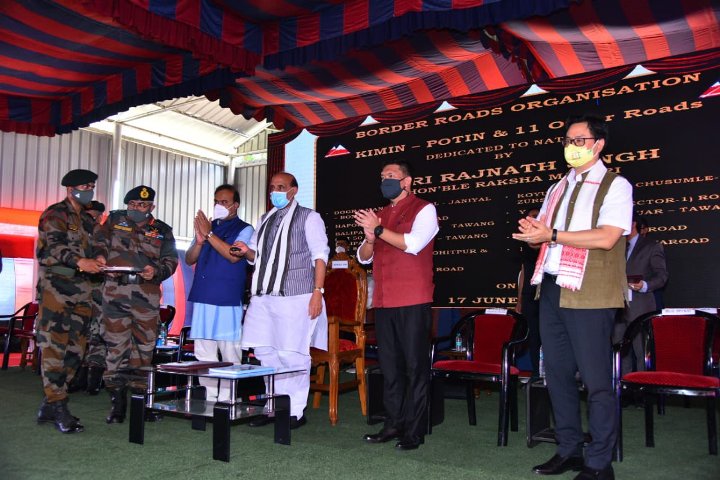 rajnathsinghdedicates12roadprojectsofborderroadorganisationtonation