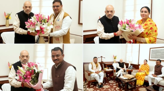 homeministeramitshahmeetsnewlyelectedrajasthancmbhajanlalsharma