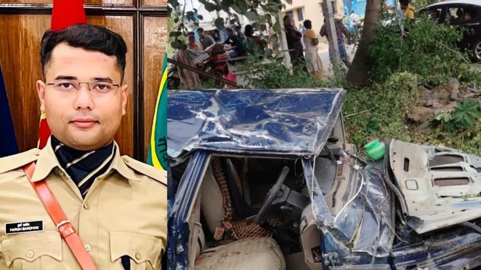 26yroldkarnatakaipsofficerdiesinaccidentenroutetofirstposting