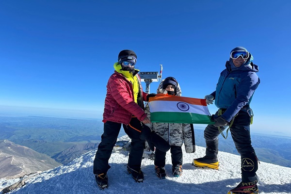 Six-year-old Teghbir becomes youngest mountaineer to scale Mount Elbrus