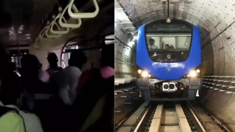 Chennai Metro train stops in tunnel due to technical issue