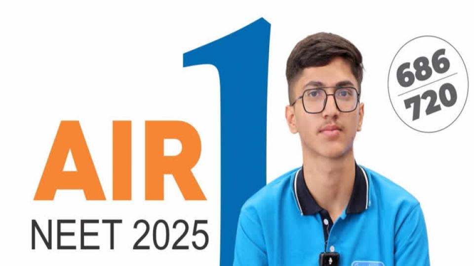 Mahesh Kumar from Rajasthan tops NEET UG 2025 with 686/720 marks
