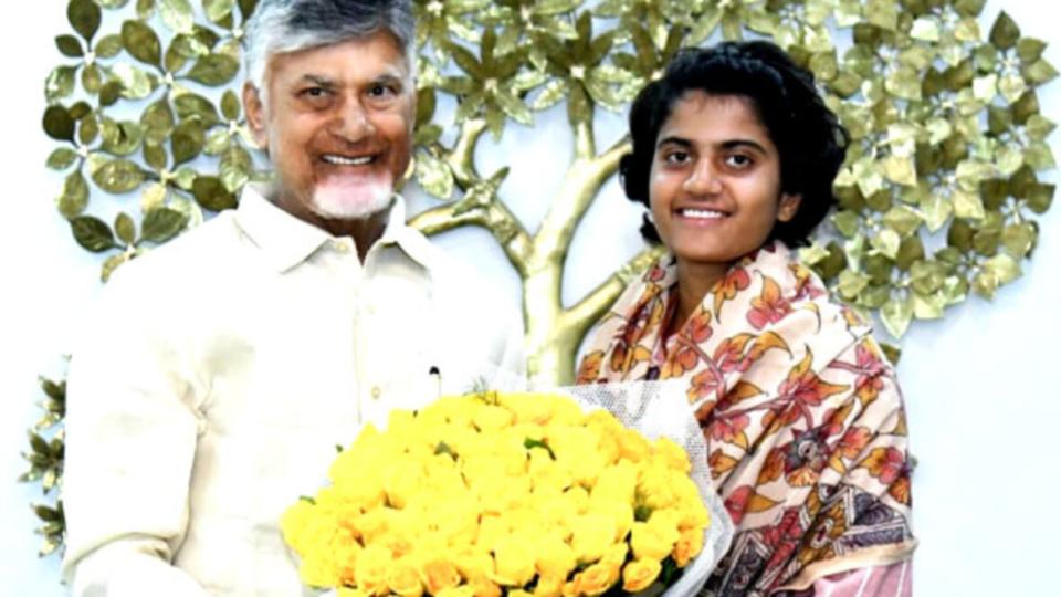 CM Naidu announces Rs 2.5 crore, job, and house to ICC Womens World Cup Star Charani