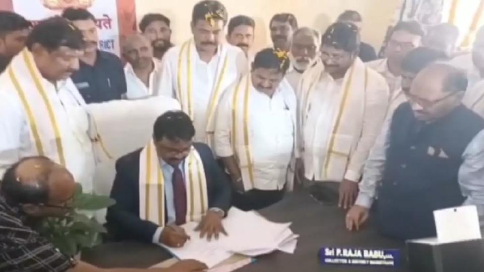 Raja Babu Takes Charge As Markapuram District Collector in AP