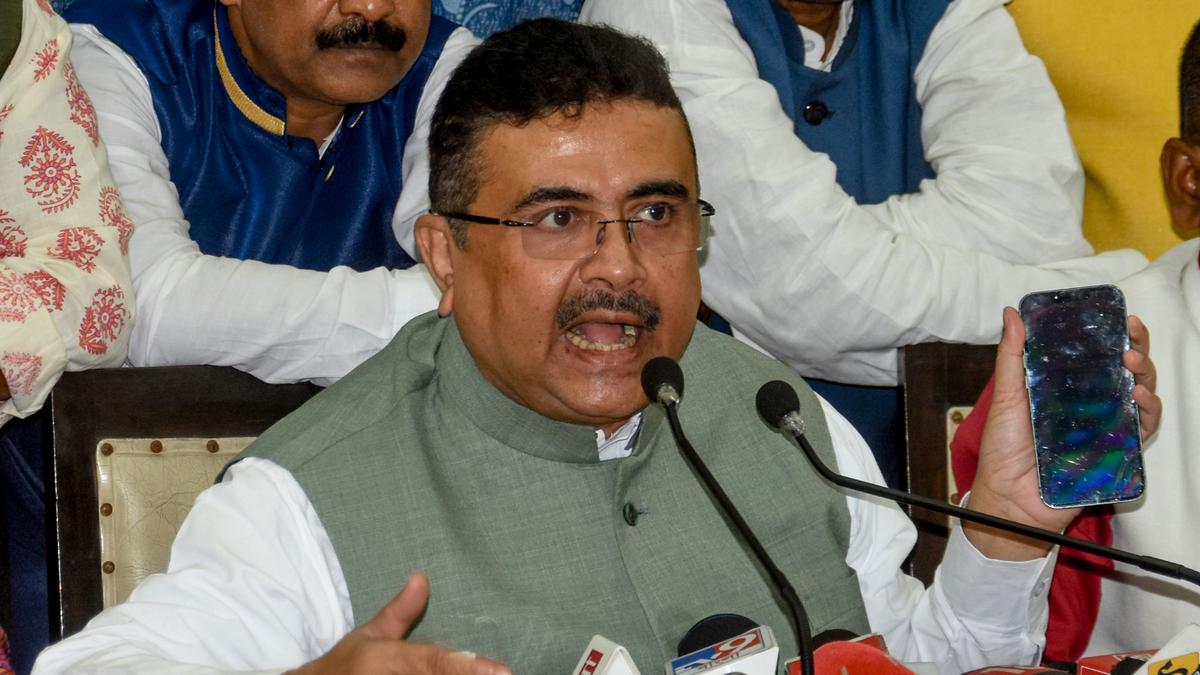 westbengal:oppositionleadersuvenduadhikariwith3otherbjpmlassuspendedfromassemblyfor30days