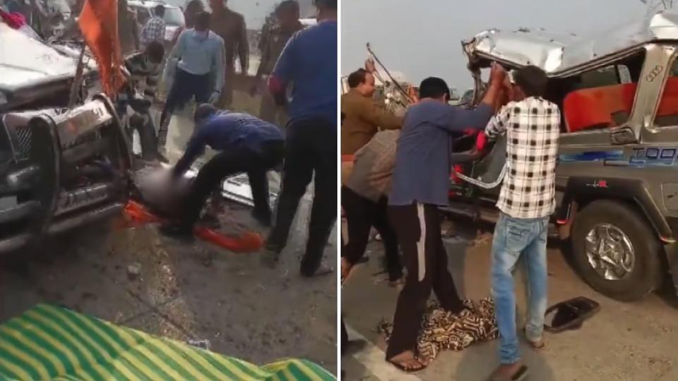 6devoteeskilledseveralinjuredinroadaccidentnearvaranasi
