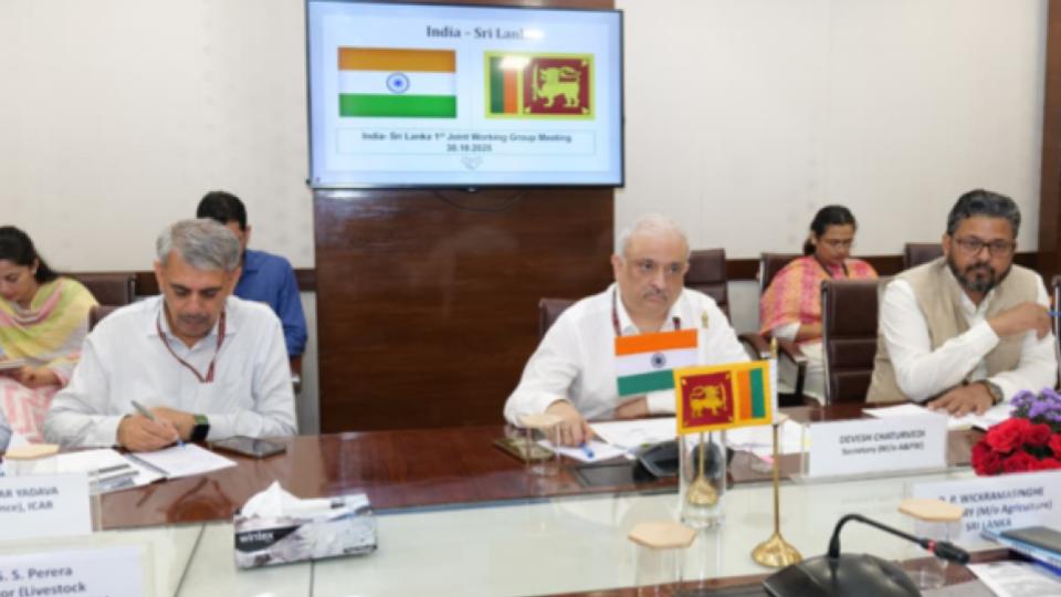India And Sri Lanka Holds Meeting On Agriculture
