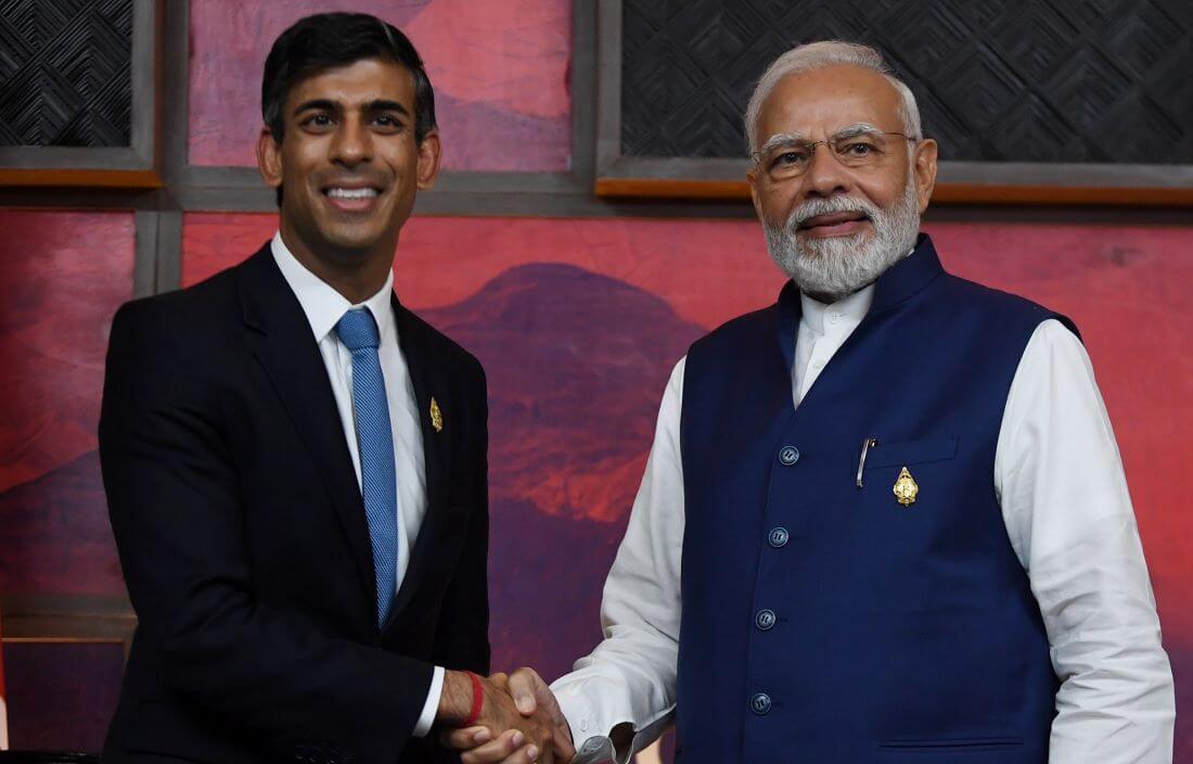 greatfriendofindia:pmmodimeetsformerukpmrishisunakandhisfamily