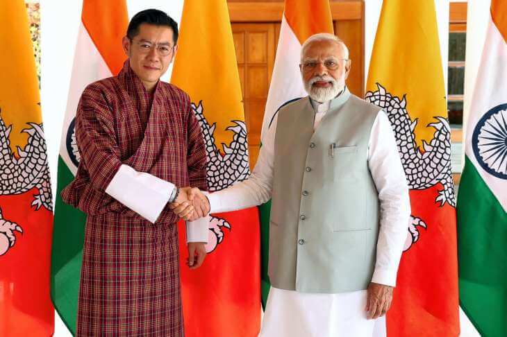 amiddoklamcontroversybhutanskingjigmekhesarnamgyelwangchuckmeetspmmodi