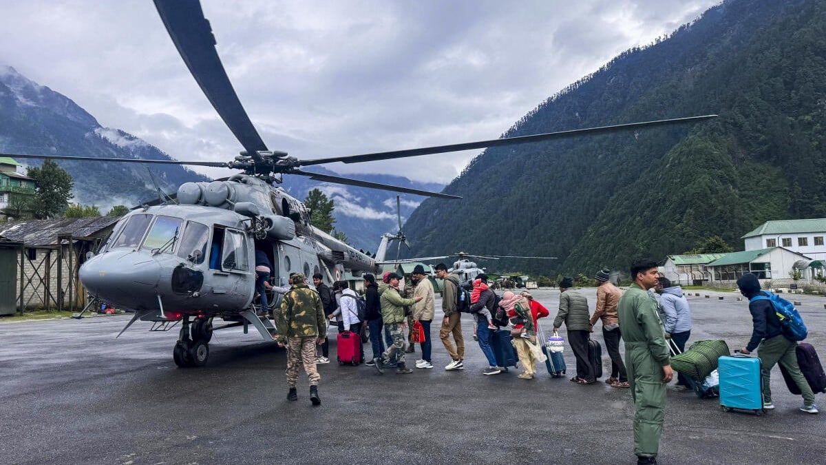 28 civilians and 20 Army men airlifted from landslide-hit areas of Sikkim