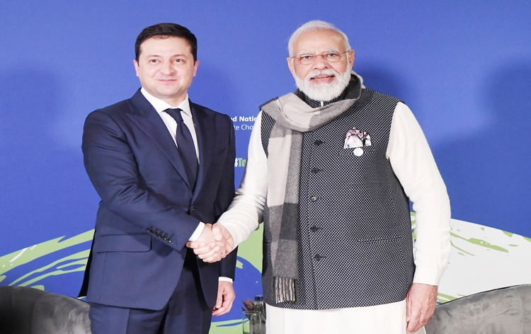 pmmoditalkstoukranianpresidentvolodymyrzelenskyy