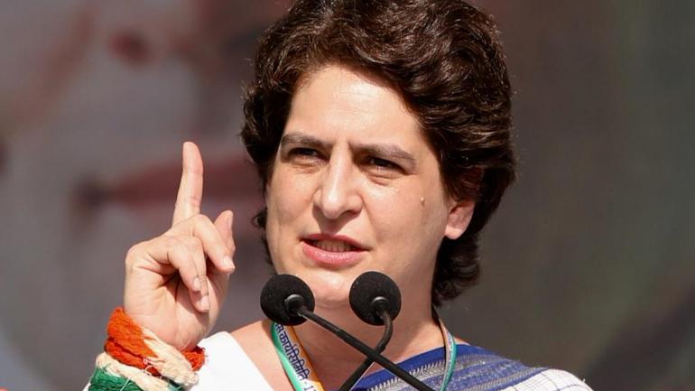 bjpgovtinuphasnocontrolovercrime:priyankagandhi