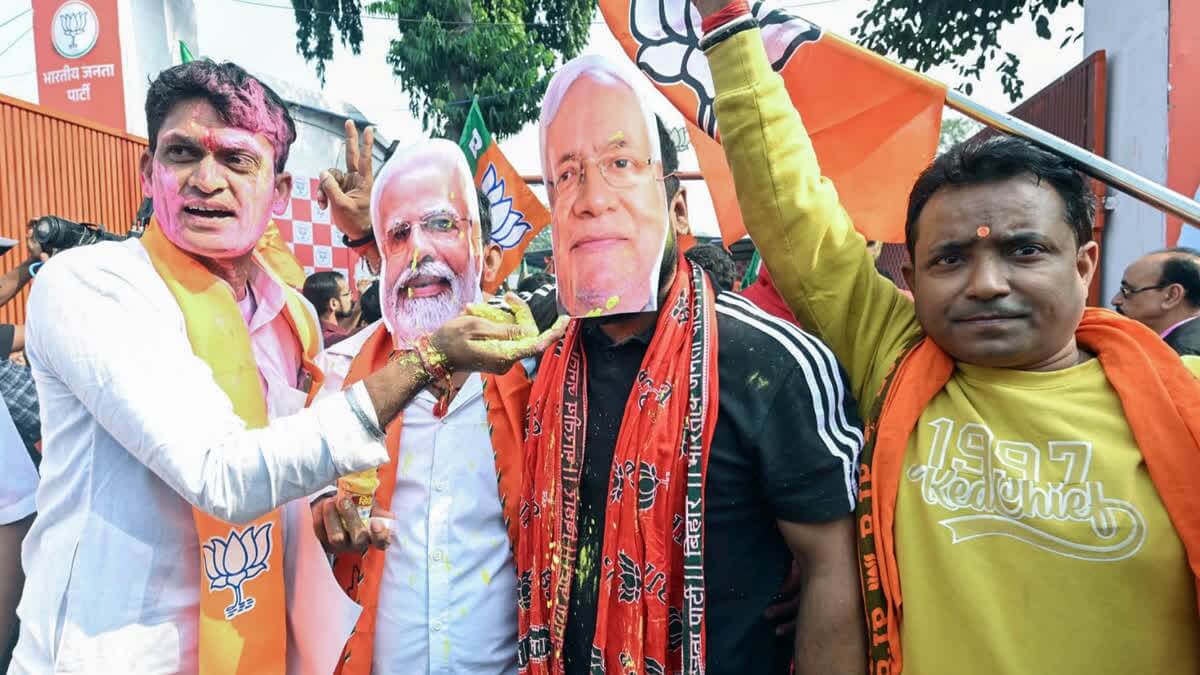 NDA sweeps with 208 seats in best-ever poll performance in Bihar Elections Results
