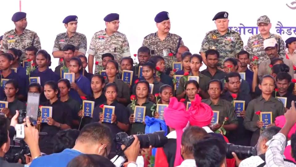 Maoist CCM Rupesh among 208 Maoists laid down arms in Chhattisgarh