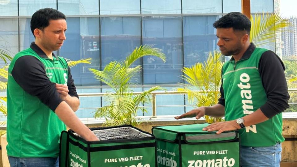 Zomato launches ‘pure veg mode’ with dedicated vegetarian fleet