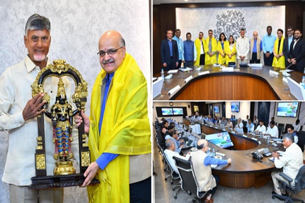 andhrapradeshcmchandrababunaiduholdsmeetingwithnitiaayogceoinamavarati