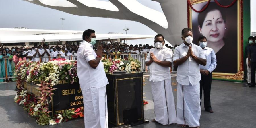 jayalalithaamemorialinauguratedintnbycm
