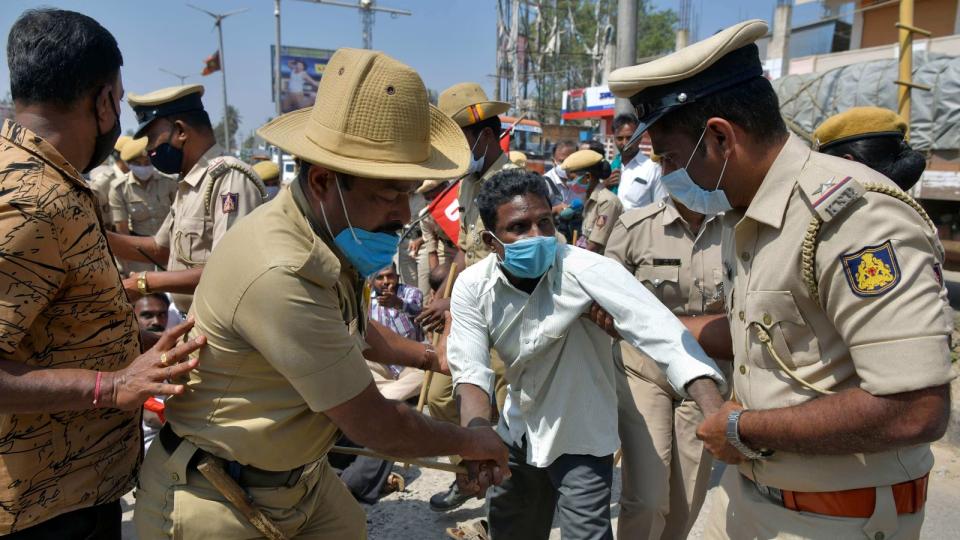 Vandalism of religious idols sparks tension in Karnataka