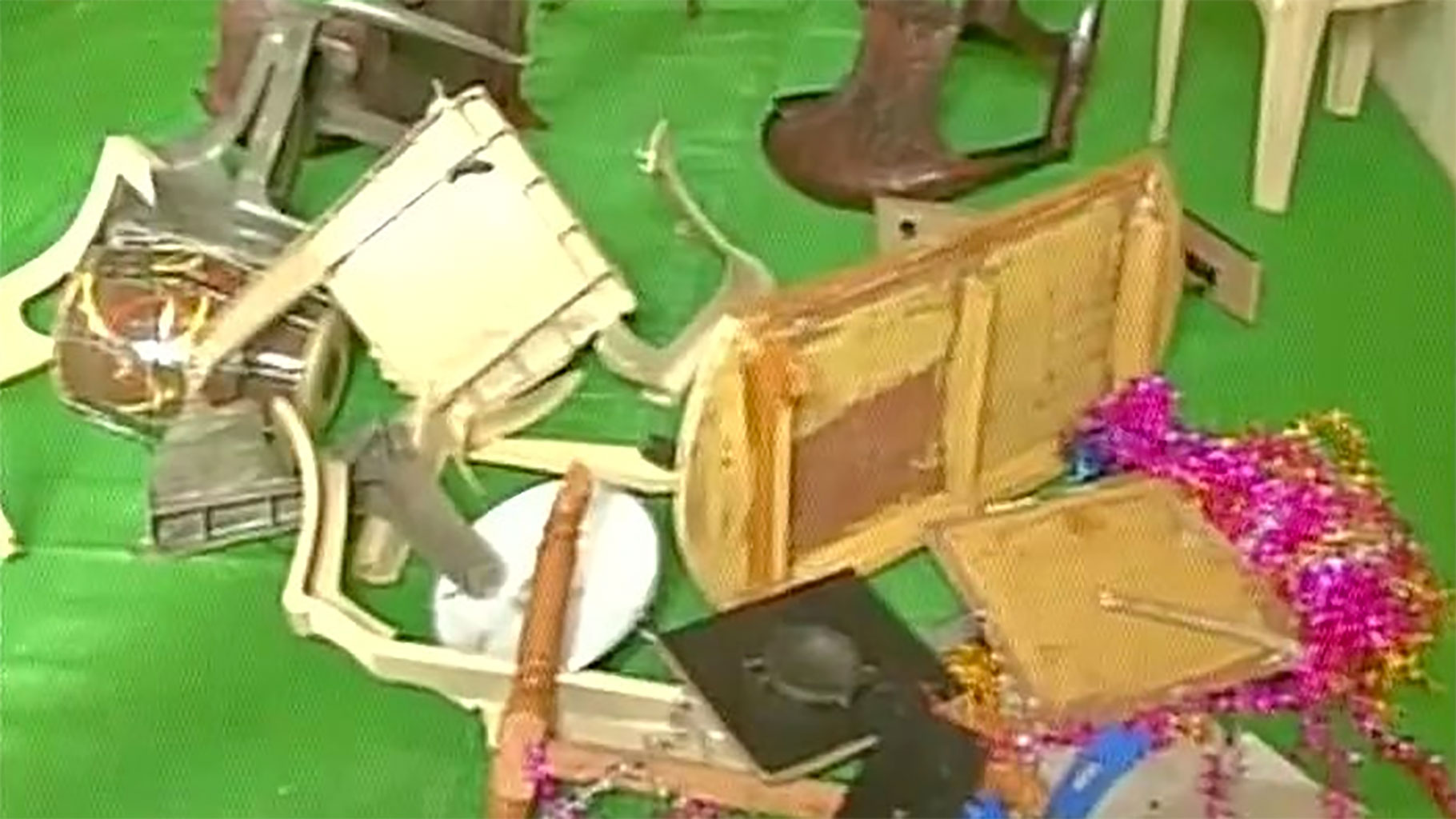 sevenarrestedforvandalisingraipurchurch