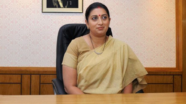 smritiiranigetibministrynstomargivenurbandevelopment