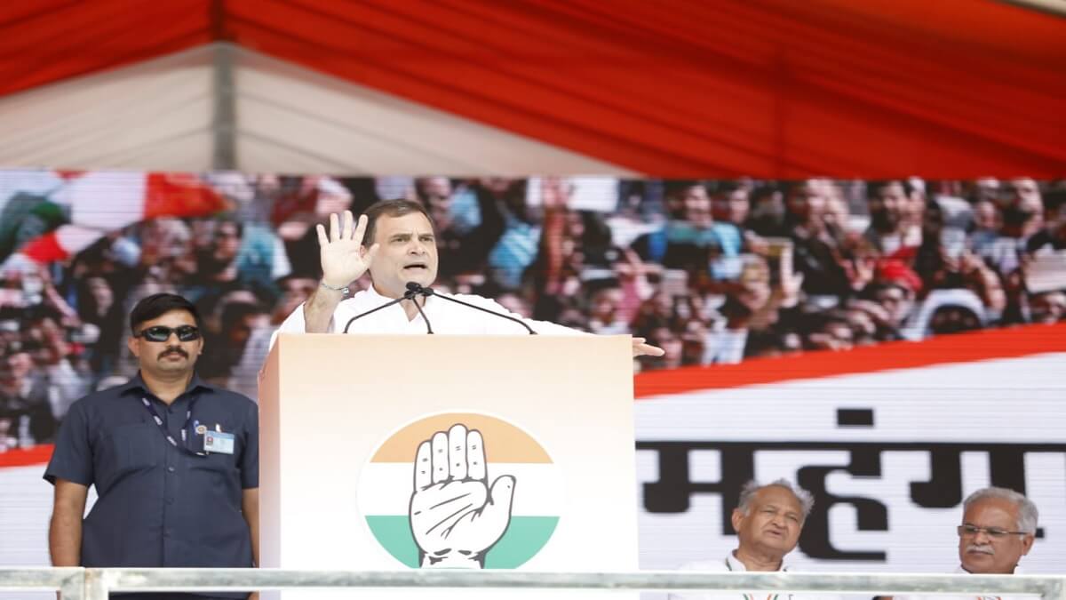 congresshallabolrally:fearandhateinindiabenefitting23industrialistssaysrahulgandhi