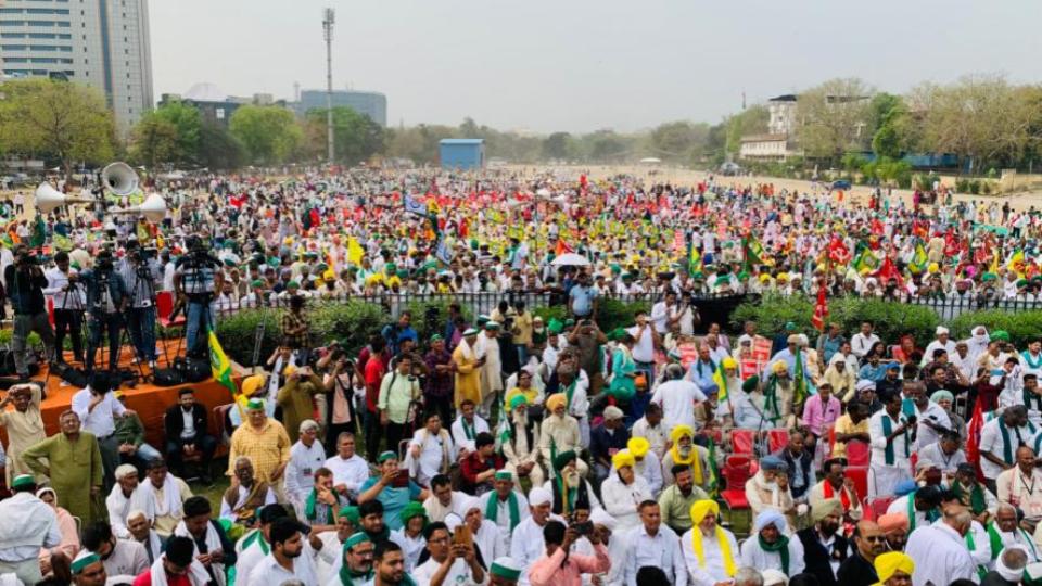 farmersprotestskmtohold‘mahapanchayat’indelhionmar14