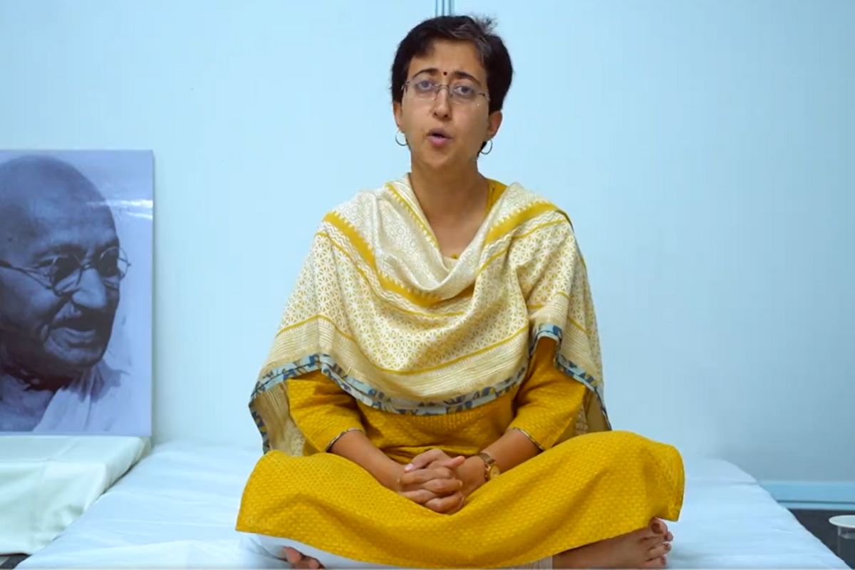 willcontinuehungerstrikeuntilharyanareleasesrightfulshareofdelhiswater:atishi