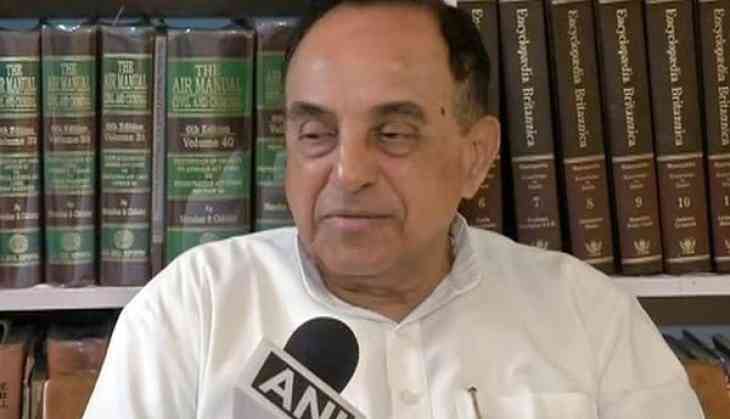 bjpwillsecure350loksabhaseatsoncebailgadigoestotihar:subramanianswamy