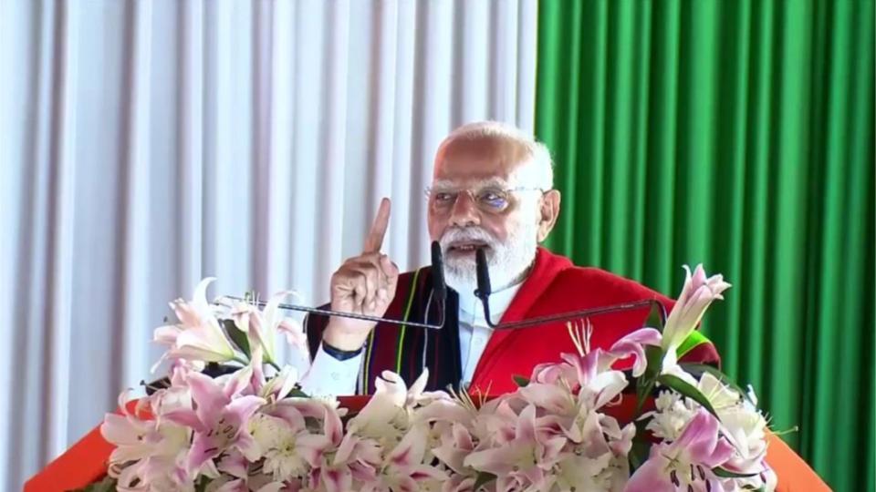 PM Modi Stresses Peace As Key To Manipur’s Development