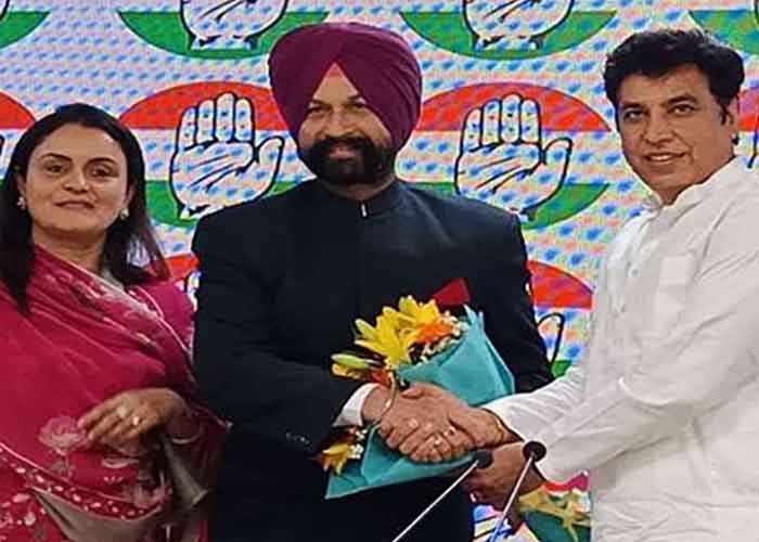 Former ADGP Of Punjab Gurinder Dhillon Joins Congress