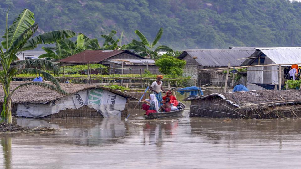 Assam Flood Situation Remains Critical, 5.65 Lakh Affected